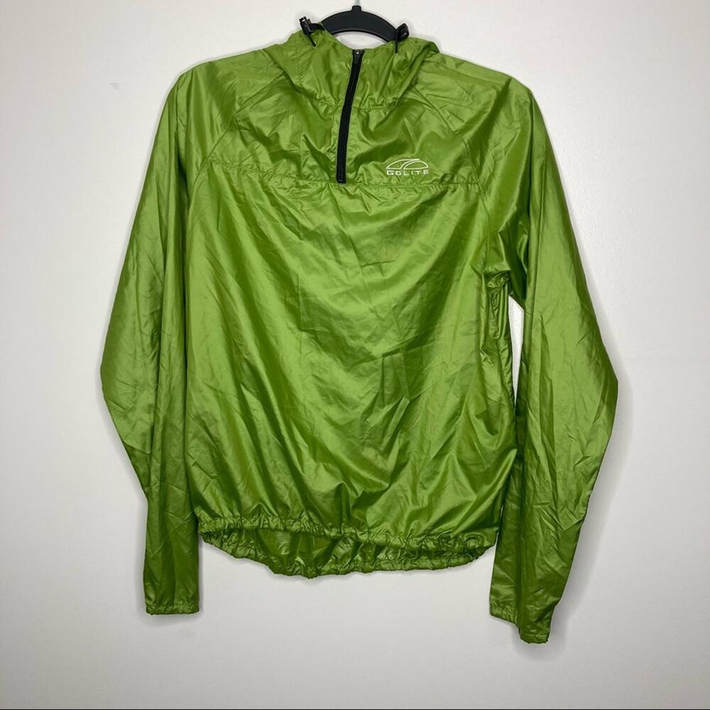 GO LITE Green 1/4 Quarter Zip Pullover Lightweight Jacket Unisex XS